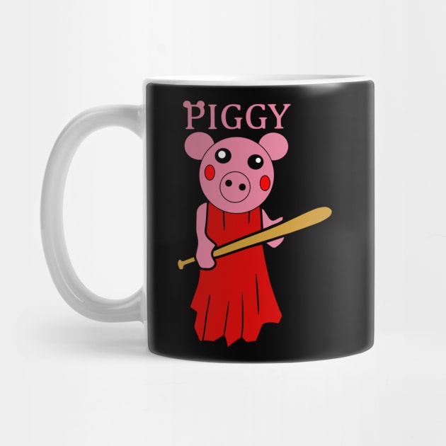 Piggy Funny by FreeKidsArt